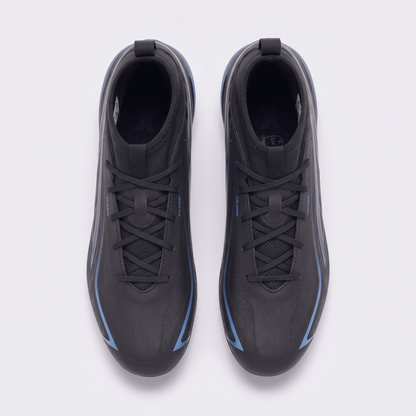 F50 Hyperfast League Mid Cut FG Core Black / Lucid Ray Blue - Elite Boots