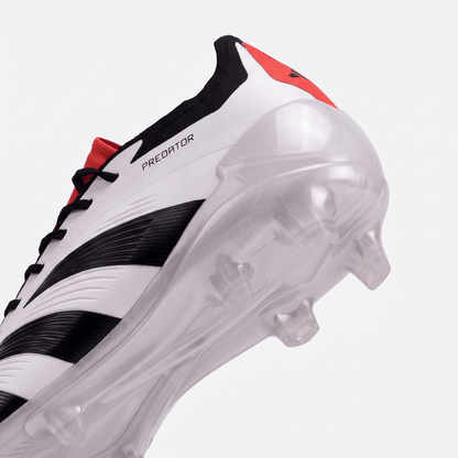 Predator 24 FG Cloud White / Core Black / Red - Elite Boots