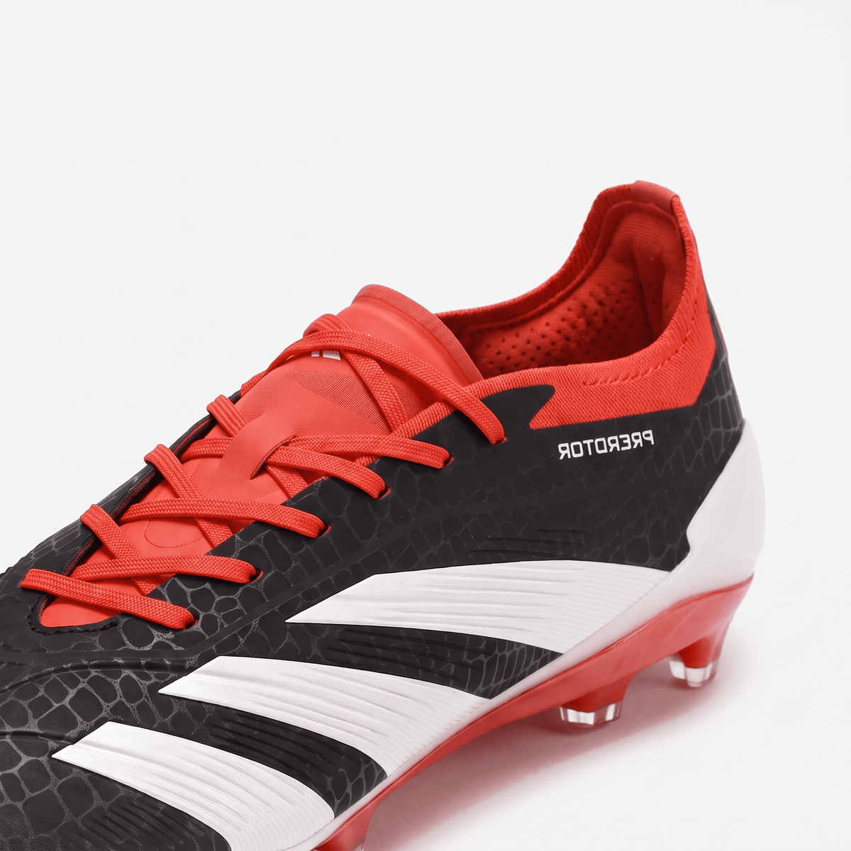 Predator 24 FG Black / White / Solar Red - Elite Boots