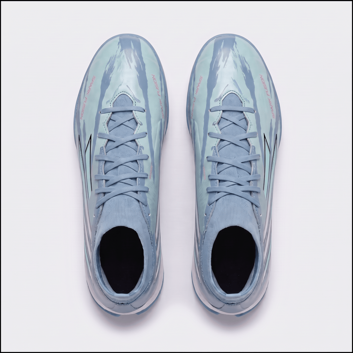 F50 Sparkfusion Mid Cut Semi Blue Burst / Cloud White / Lucid Pink - Elite Boots