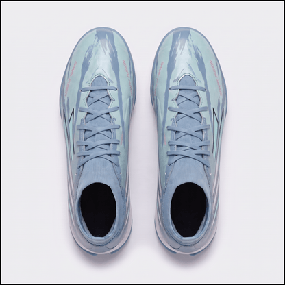 F50 Sparkfusion Mid Cut Semi Blue Burst / Footwear White / Lucid Pink - Elite Boots