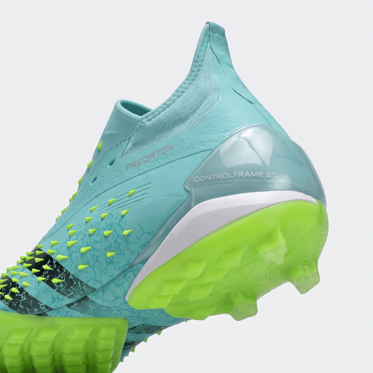 Predator Freak+ TF Clear Mint / Core Black / Yellow - Elite Boots