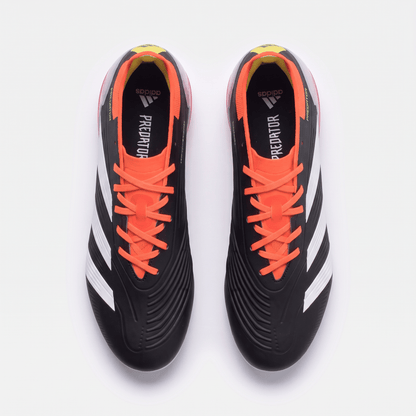 Predator 24 FG Core Black / White / Beam Orange - Elite Boots