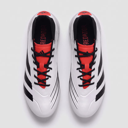 Predator 24 FG Cloud White / Core Black / Red - Elite Boots