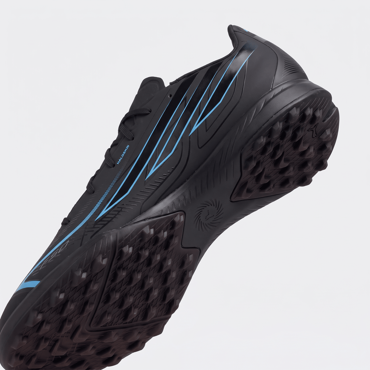 F50 Hyperfast Club Indoor Boots Core Black / Lucid Ray Blue - Elite Boots