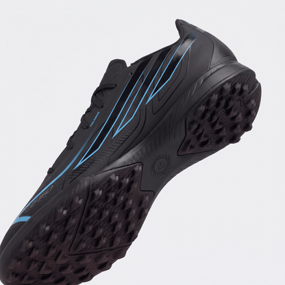 F50 Hyperfast Club Indoor Boots Core Black / Lucid Ray Blue - Elite Boots