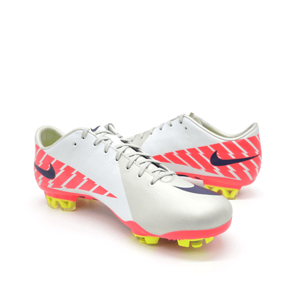 Mercurial Vapor Superfly III Elite FG White/Pink - Elite Boots