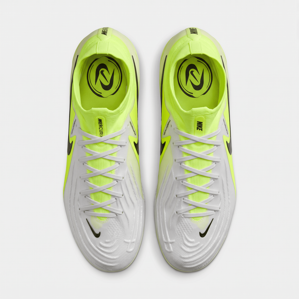 Phantom Luna II FG Metallic Silver / Volt (Neon) / Black - Elite Boots