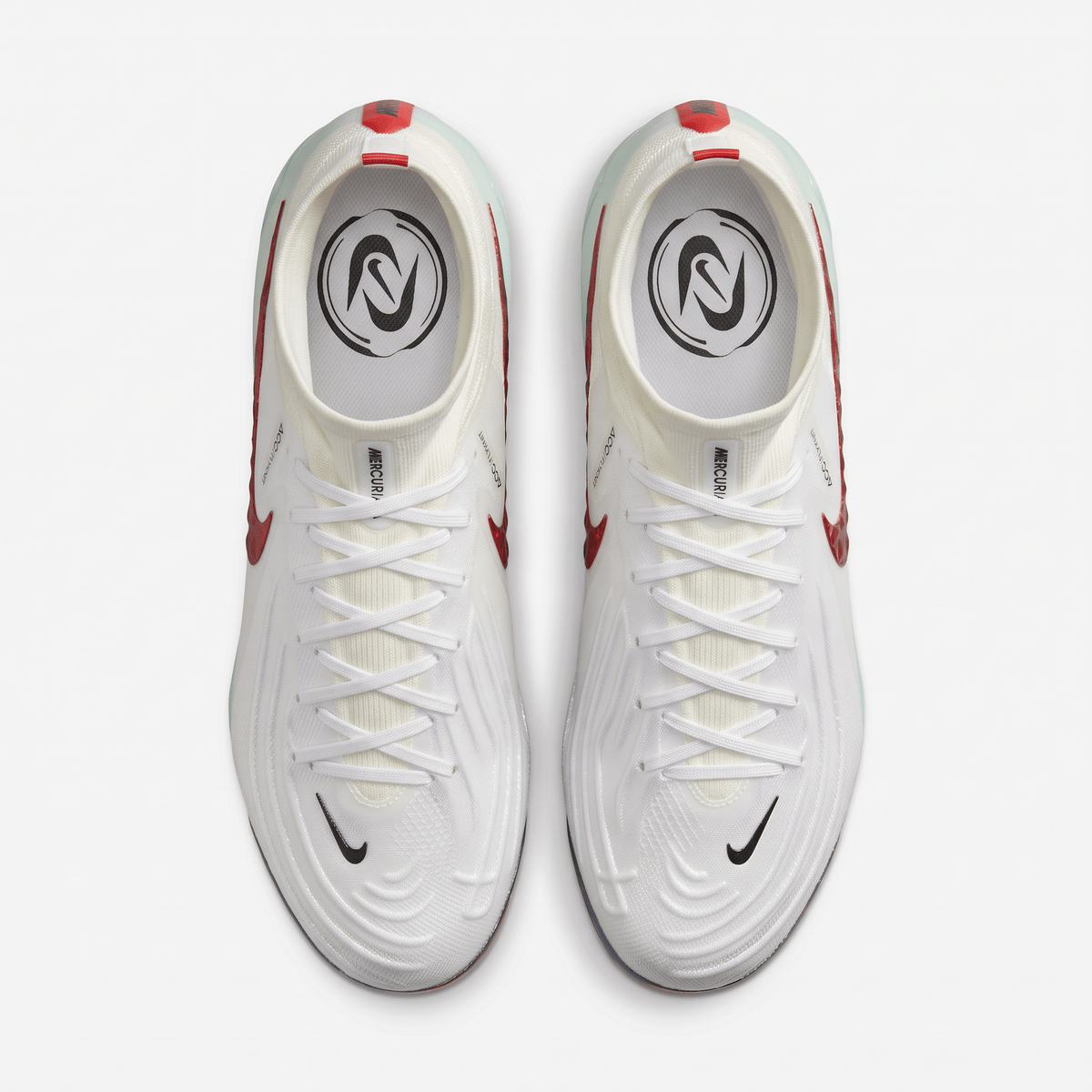 Phantom Luna II FG White / Red / Jade Green / Iridescent Chrome - Elite Boots