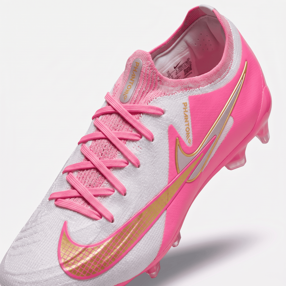 Phantom GX 2 FG White / Pink Foam / Metallic Coin - Elite Boots