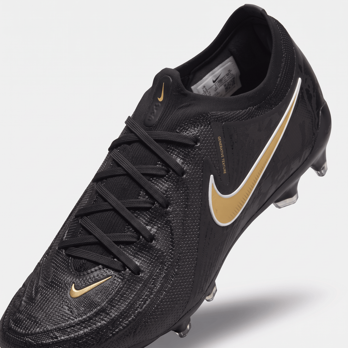 Phantom GX 2 FG Black / Metallic Gold Coin / White - Elite Boots