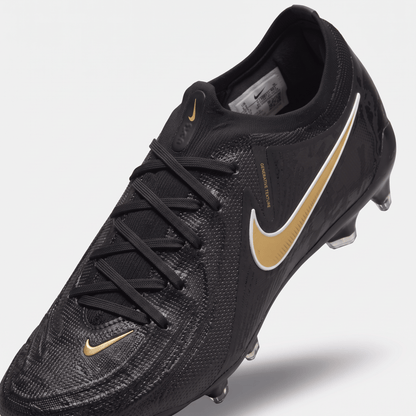 Phantom GX 2 FG Black / Metallic Gold Coin / White - Elite Boots