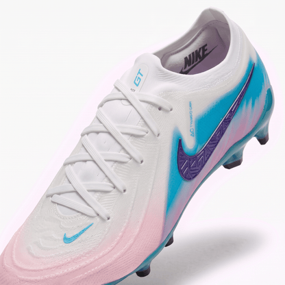 Phantom GX II FG White / Blue Fury / Light Pink / Iridescent Purple - Elite Boots