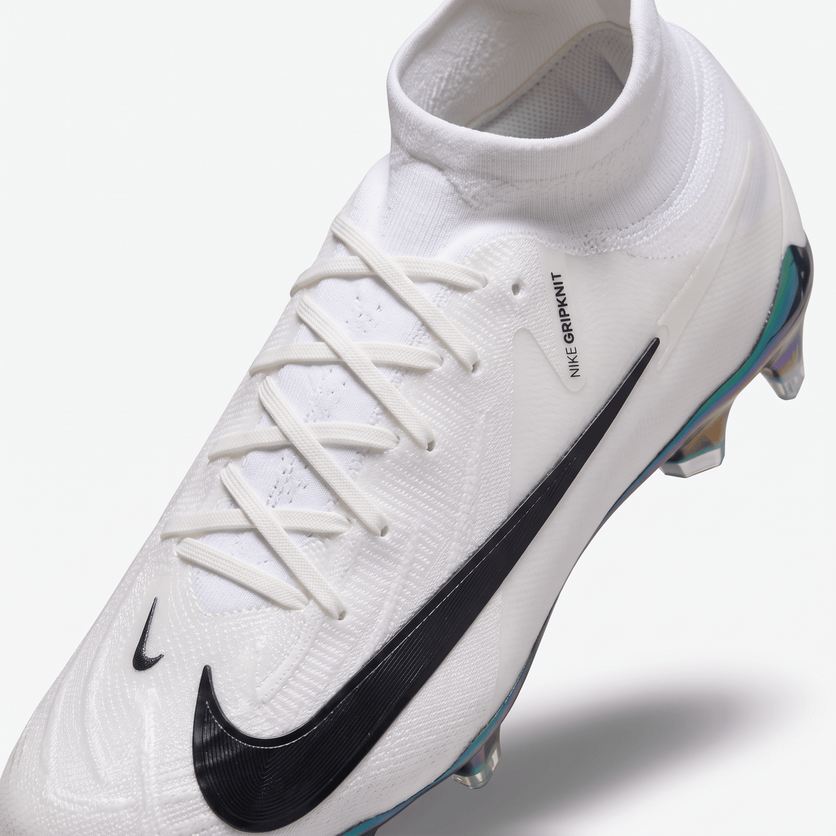 Phantom Luna II FG White / Black / Iridescent Multicolor Chrome - Elite Boots