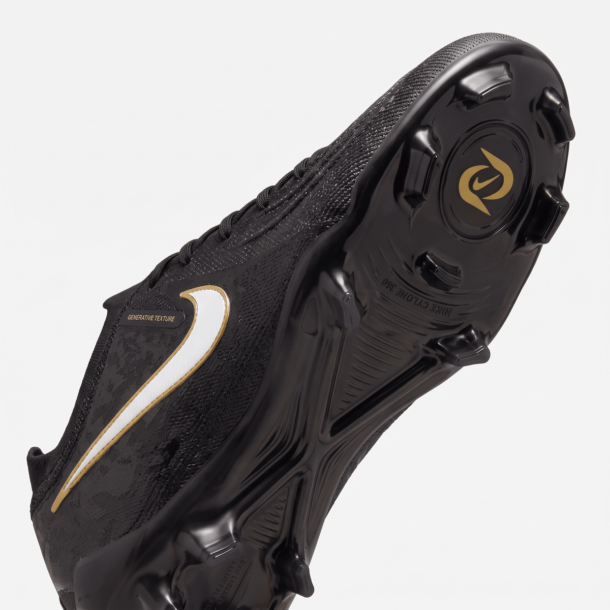 Phantom GX 2 FG Black / Metallic Gold Coin / White - Elite Boots