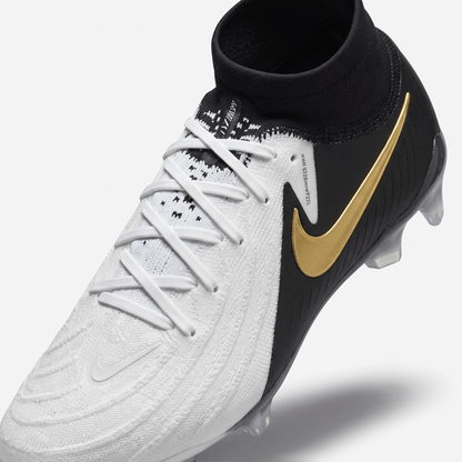 Phantom Luna II FG White / Black / Metallic Gold Coin / Silver - Elite Boots