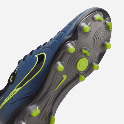 Tiempo Legend 10 FG Blue Eclipse / Black / Volt - Elite Boots