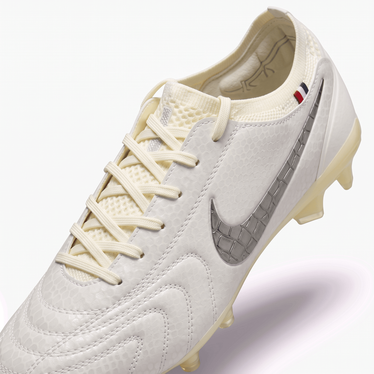 Tiempo Legend 10 Luxe FG White / Ivory / Metallic Silver / Cream - Elite Boots