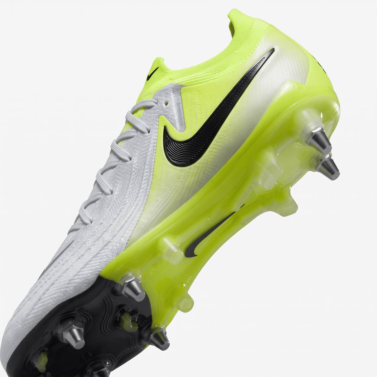 Phantom GX II SG-Pro Metallic Silver / Volt / Black - Elite Boots