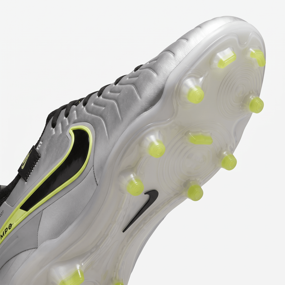 Tiempo Legend 10 FG Silver / Black / Volt / Yellow - Elite Boots