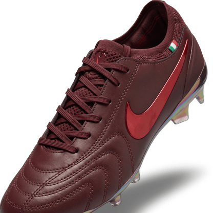 Tiempo Legend 10 FG Port Wine / Bright Crimson / Iridescent Chrome - Elite Boots