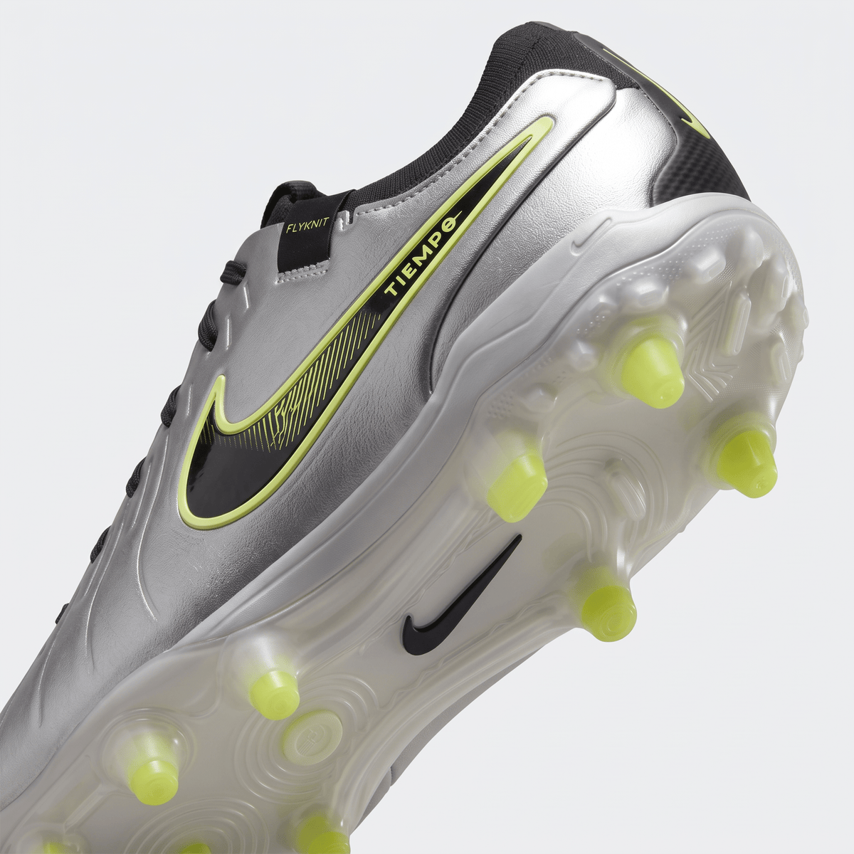 Tiempo Legend 10 FG Silver / Black / Volt / Yellow - Elite Boots