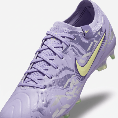Tiempo Legend 10 FG Purple Agate / Barely Volt (Light Yellow) / Silver - Elite Boots