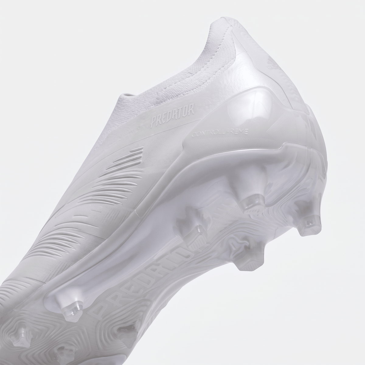Predator Laceless FG Footwear White / Footwear White / Core Black - Elite Boots