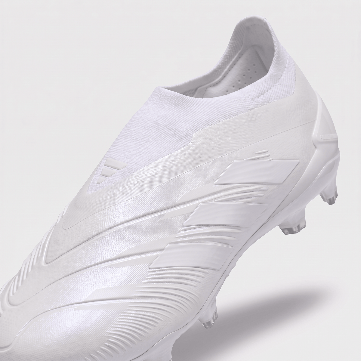 Predator Laceless FG Footwear White / Footwear White / Core Black - Elite Boots