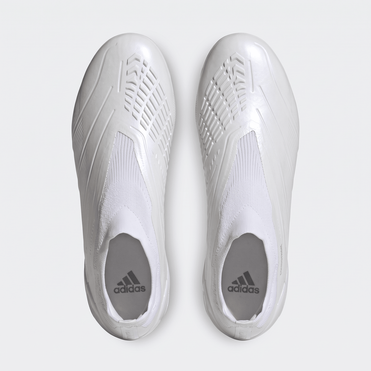 Predator Laceless FG Footwear White / Footwear White / Core Black - Elite Boots