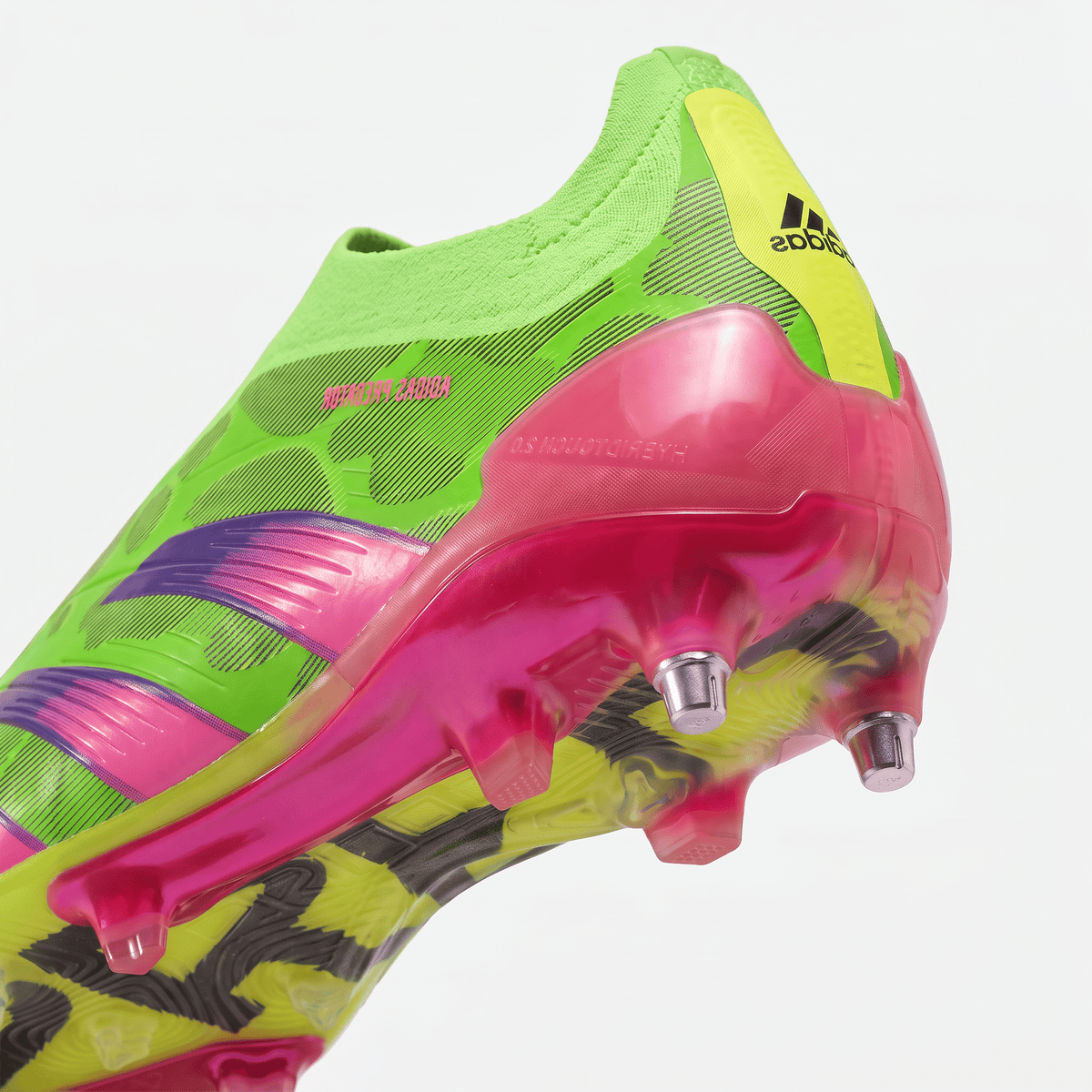 Predator 24 Laceless FG Team Solar Green / Team Shock Pink / Lucid Lemon - Elite Boots