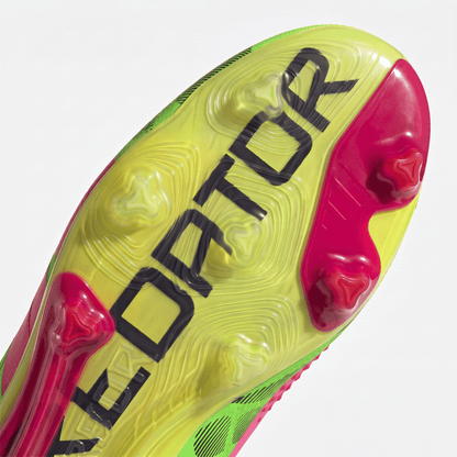 Predator Laceless FG Lucid Lemon / Pink Glow / Core Black - Elite Boots