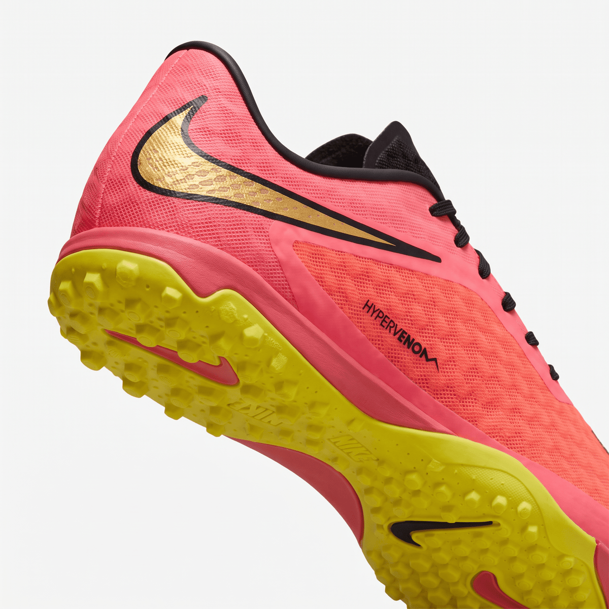 Hypervenom Phelon TF Hyper Punch / Black / Volt / Gold - Elite Boots