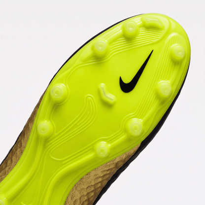 Hypervenom Phantom Premium FG Metallic Gold Coin / Volt / Black - Elite Boots