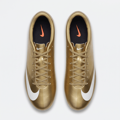 Mercurial Vapor Superfly RGN FG Metallic Gold / White - Elite Boots