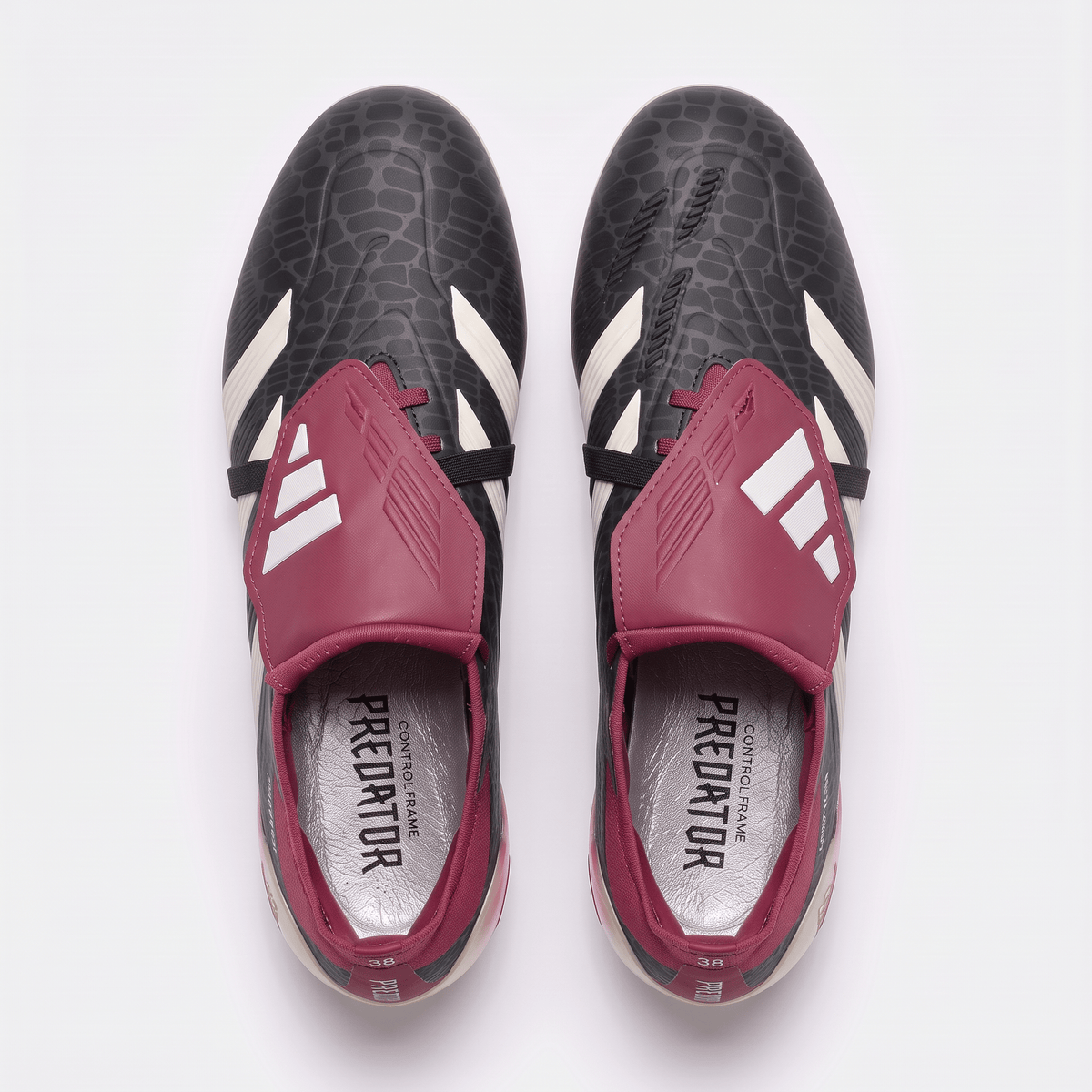 Predator 30 FT FG Core Black / Off White / Legacy Burgundy - Elite Boots