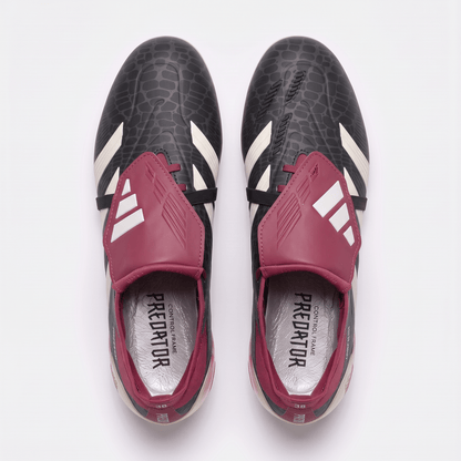 Predator 30 FT FG Core Black / Off White / Legacy Burgundy - Elite Boots