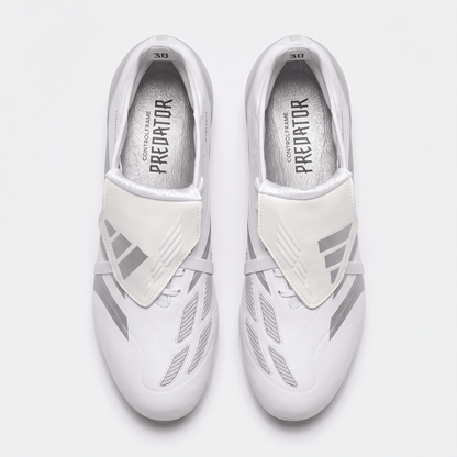 Predator Fold-Over Tongue FG Cloud White / Gold / Cloud White - Elite Boots
