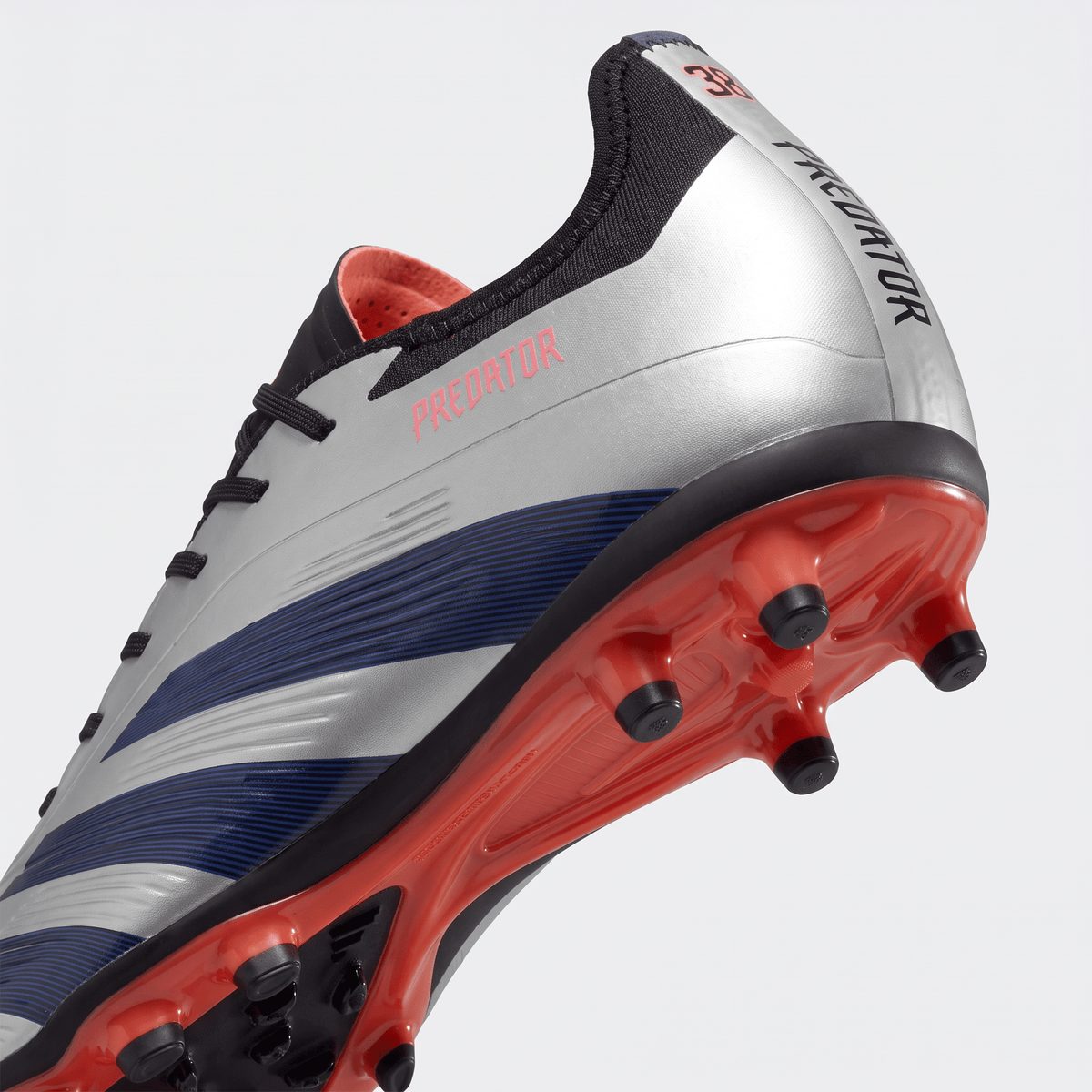 Predator TF Silver Metallic / Core Black / Team Solar Neon Pink - Elite Boots