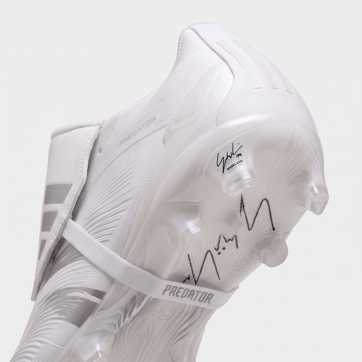 Predator Fold-Over Tongue FG Cloud White / Gold / Cloud White - Elite Boots