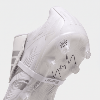 Predator Fold-Over Tongue FG Cloud White / Gold / Cloud White - Elite Boots