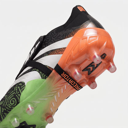 Predator Fold-Over Tongue FG Core Black / Cloud White / Red / Lemon - Elite Boots
