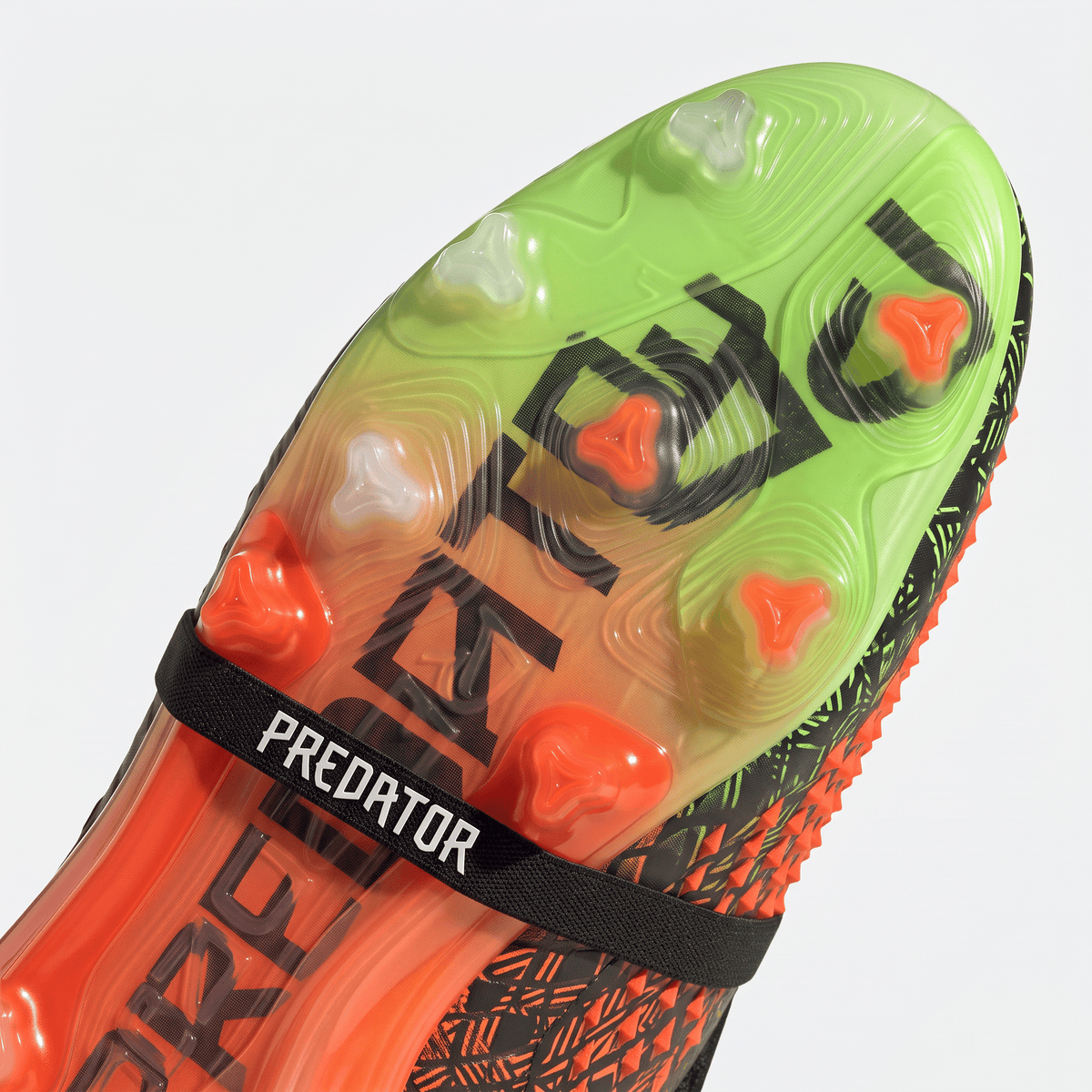 Predator Fold-Over Tongue FG Core Black / Cloud White / Red / Lemon - Elite Boots