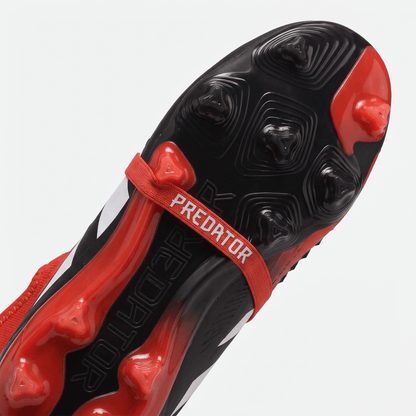 Predator Fold-Over Tongue SG Core Black / Cloud White / Solar Red - Elite Boots