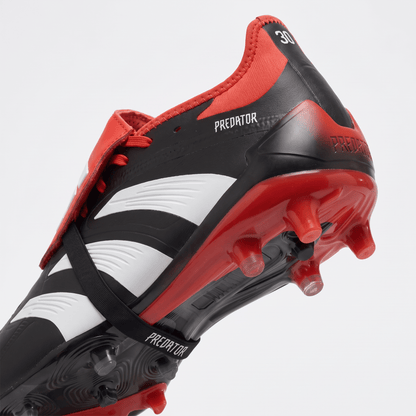 Predator Fold-Over Tongue SG Core Black / Cloud White / Solar Red - Elite Boots
