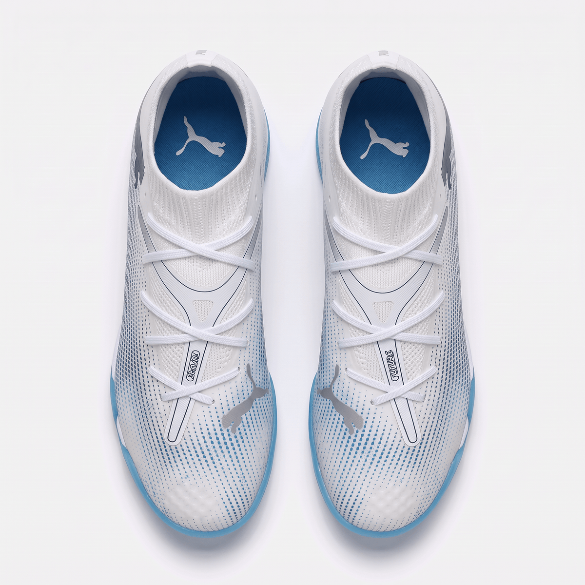 Future 7 Ultimate Cage TF White / Black / Blue Skies - Elite Boots