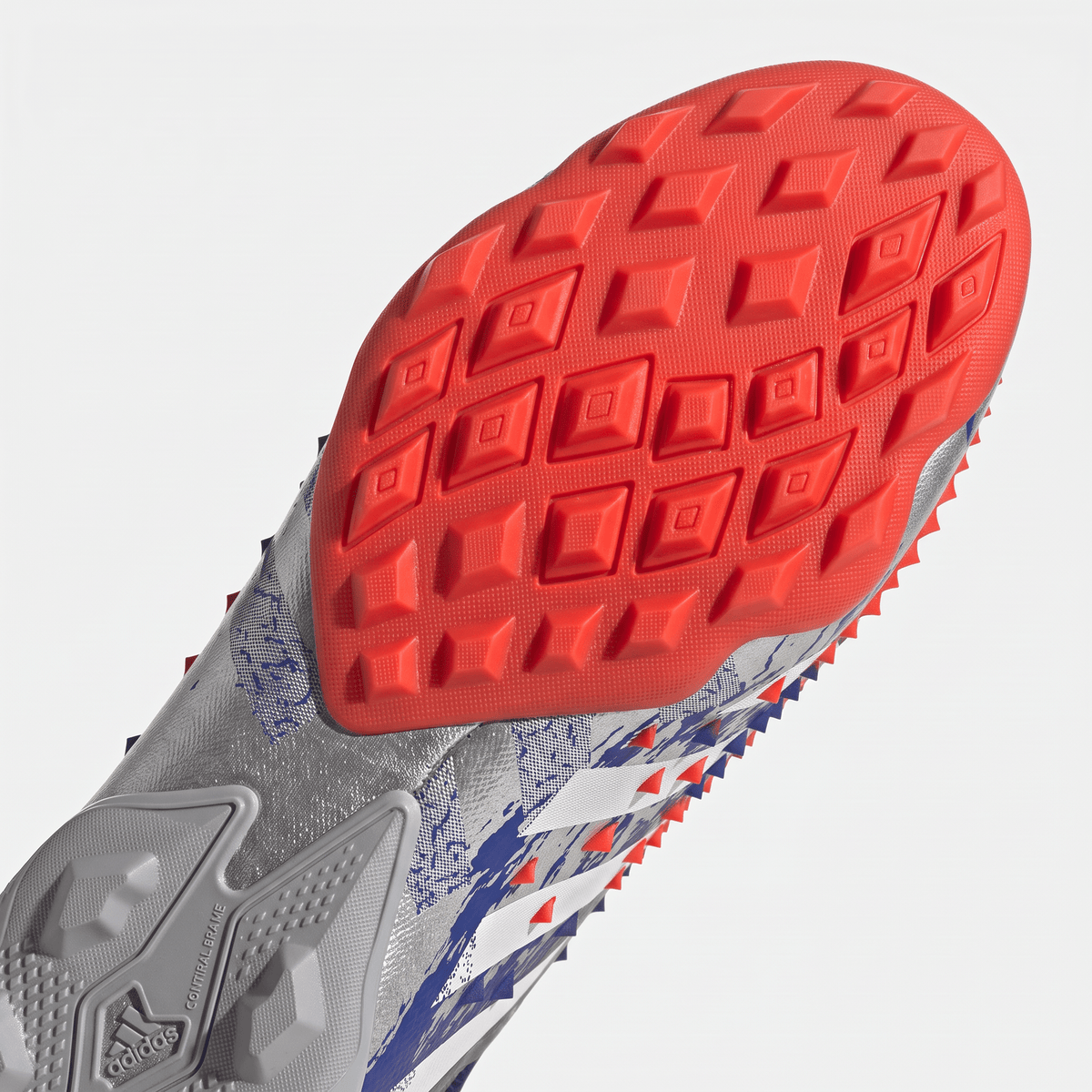 Predator Freak+ TF Silver Metallic / Core Black / Team Solar Orange / Royal Blue - Elite Boots