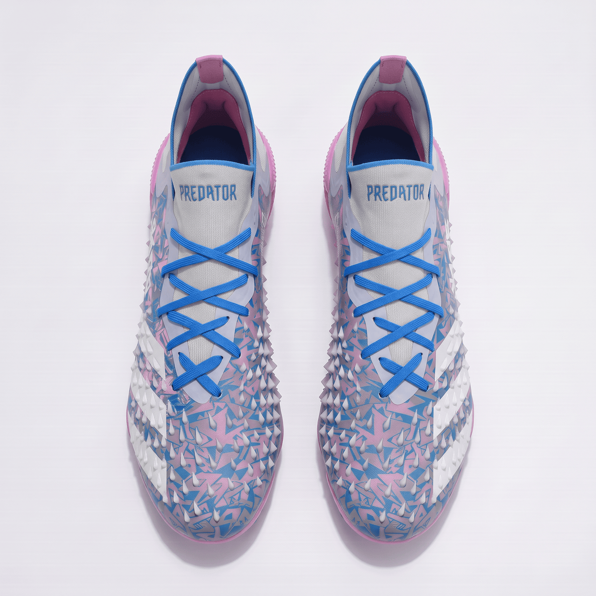 Predator Freak.1 FG Footwear White / Blue / Shock Pink - Elite Boots