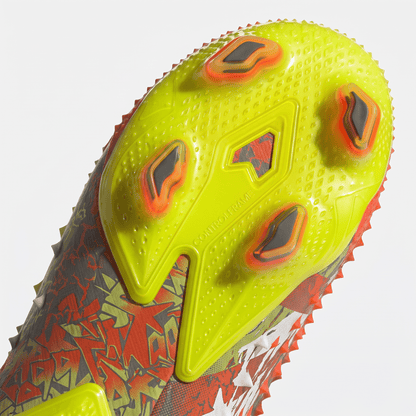 Predator Freak.1 FG Clear Grey / Footwear White / Solar Yellow / Solar Red - Elite Boots
