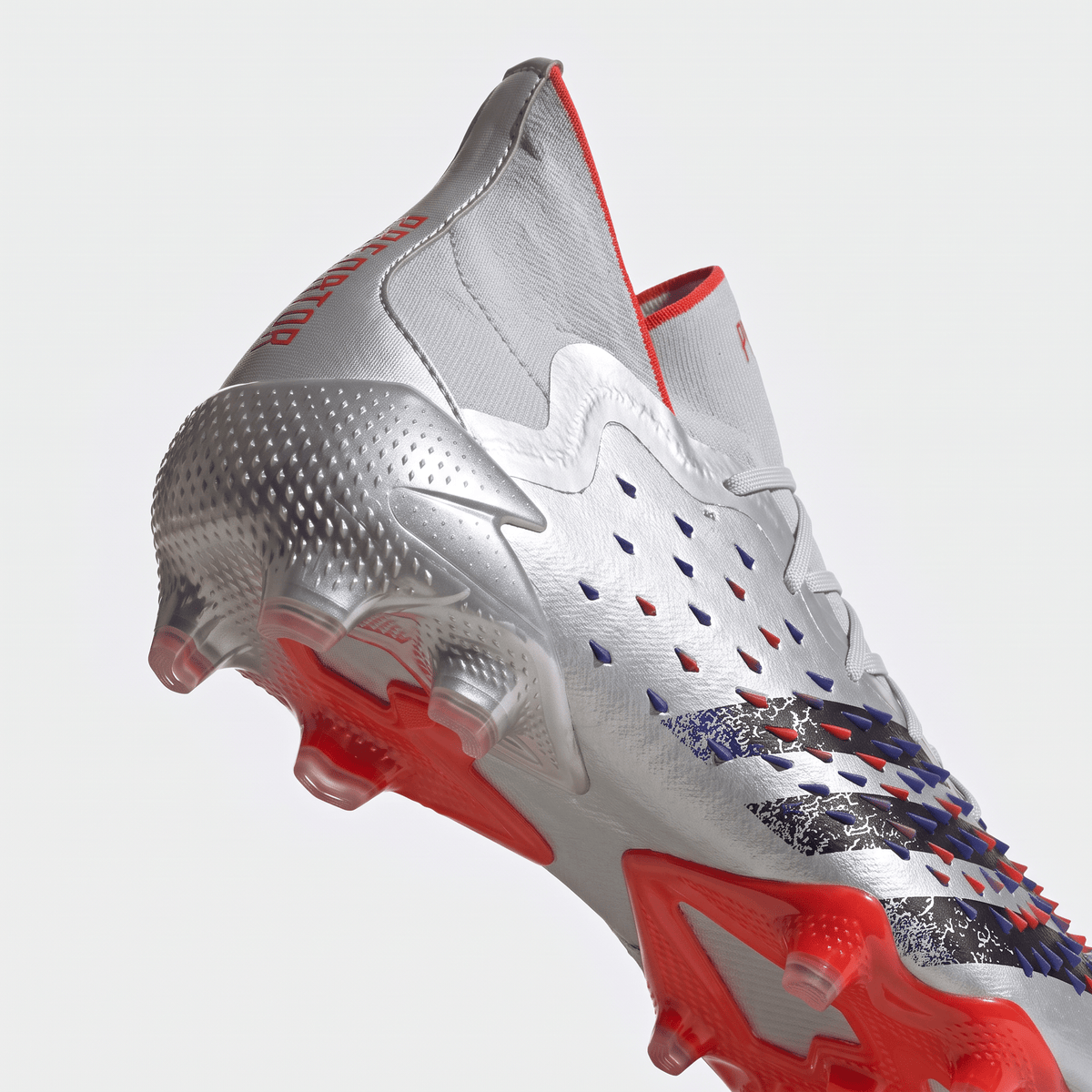 Predator Freak.1 FG Silver Metallic / Core Black / Team Solar Orange - Elite Boots